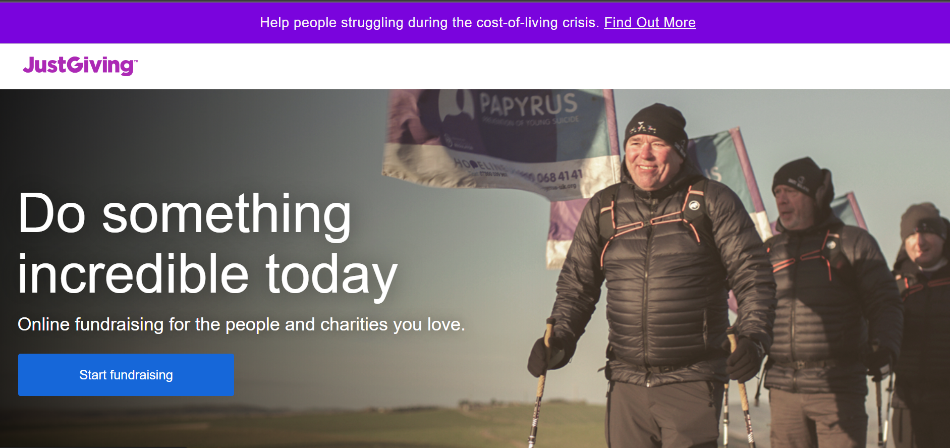 start fundraising, step 3